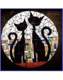 Mosaic Cats large
