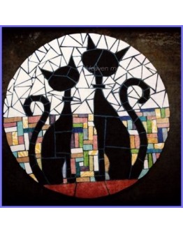 Mosaic Cats large