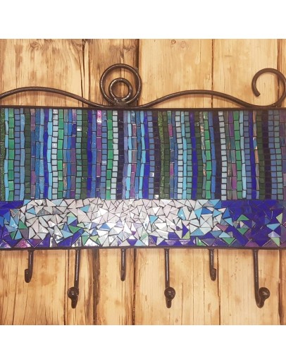 Coat/key hanger mosaic kit