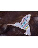 Hummingbird mosaic kit