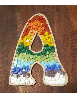 Alphabet mosaic kit